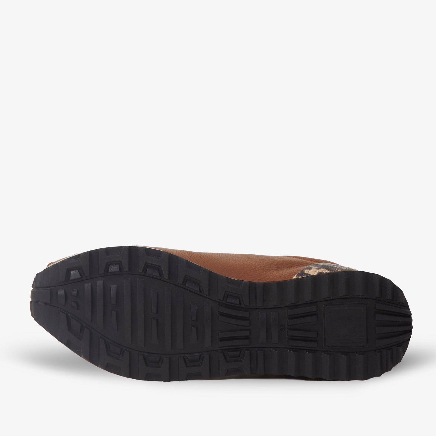 The Infanta Tan Spike Leather Women Sneaker Limited Edition