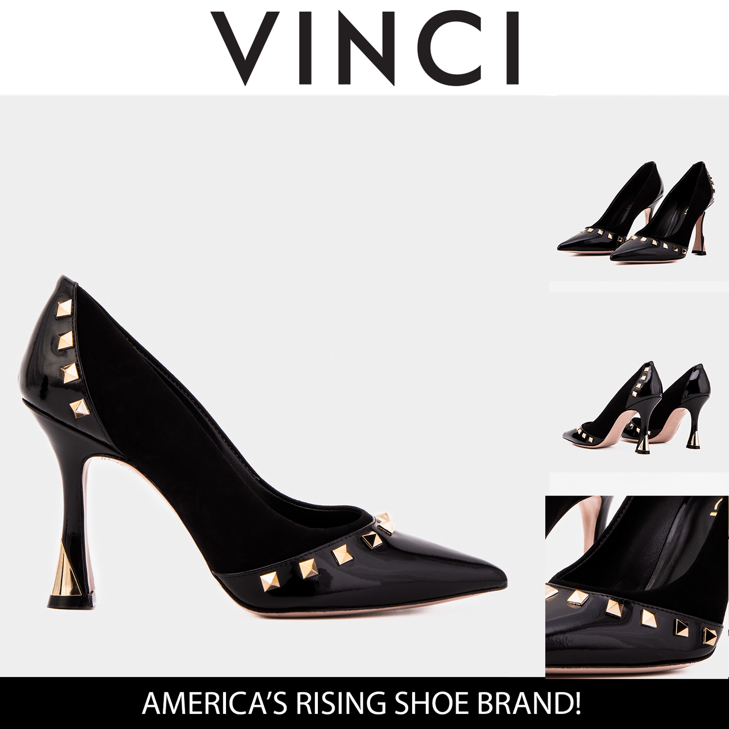 The Bella Vita Studded Leather Pump Women Shoe