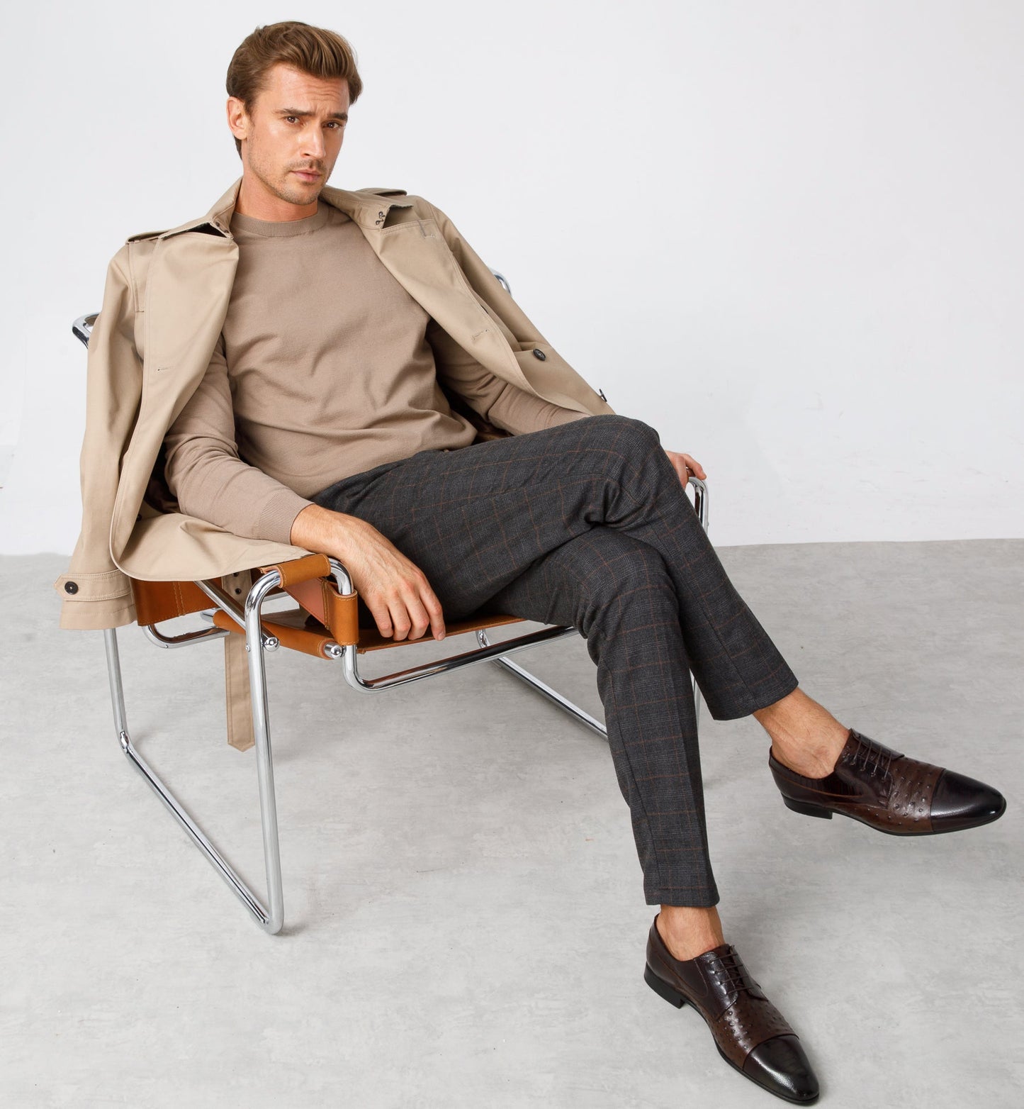 The Monterrey Brown Cap Toe Derby Men Shoe Final Sale!