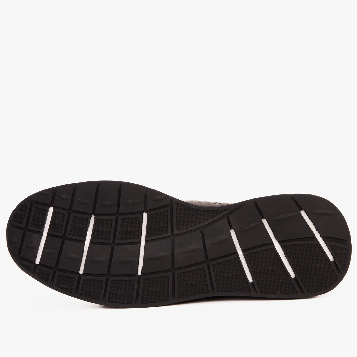 The Journey Black Leather Men Sneaker