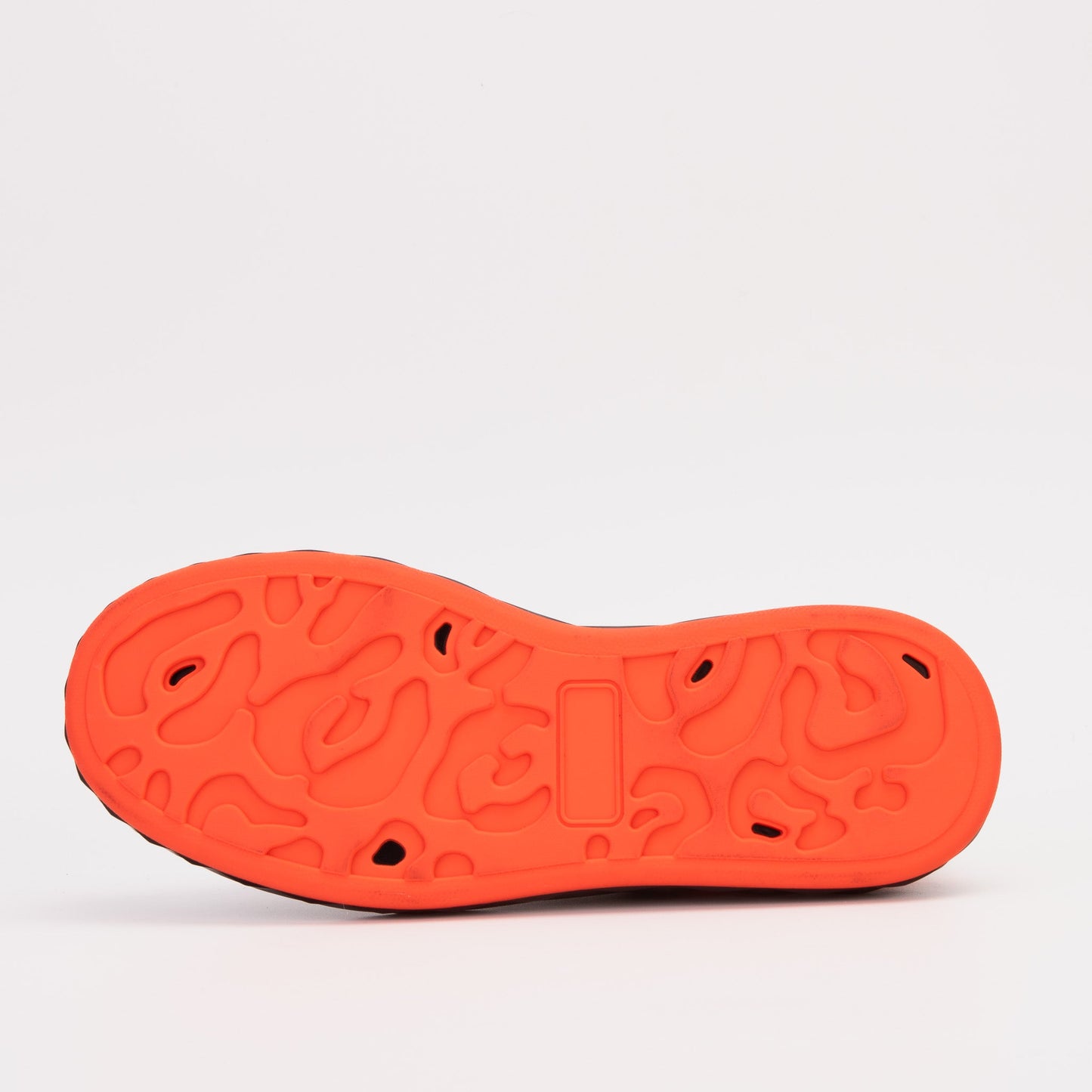 The Linq  Black & Orange Leather Men Sneaker