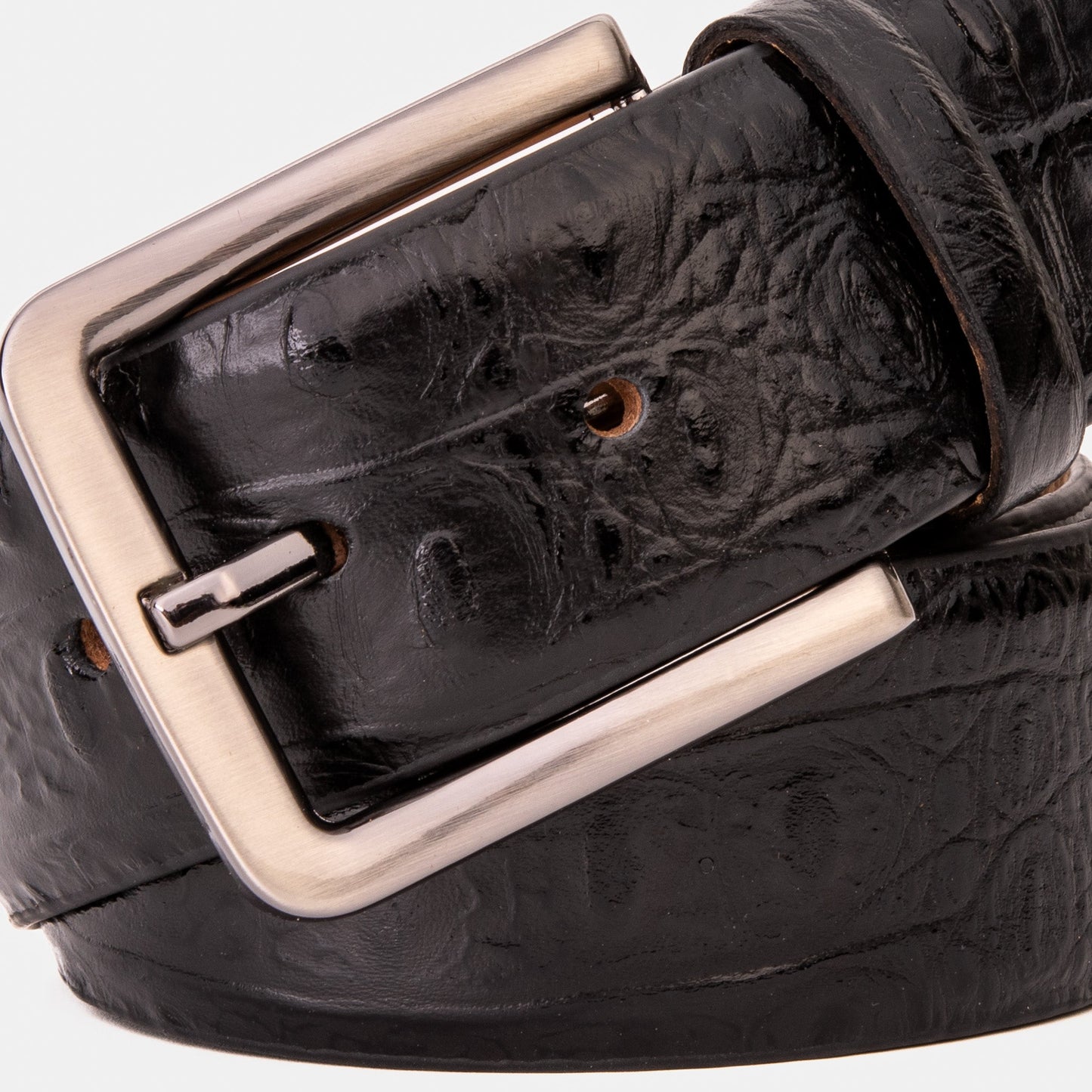 Randor Black Leather Belt