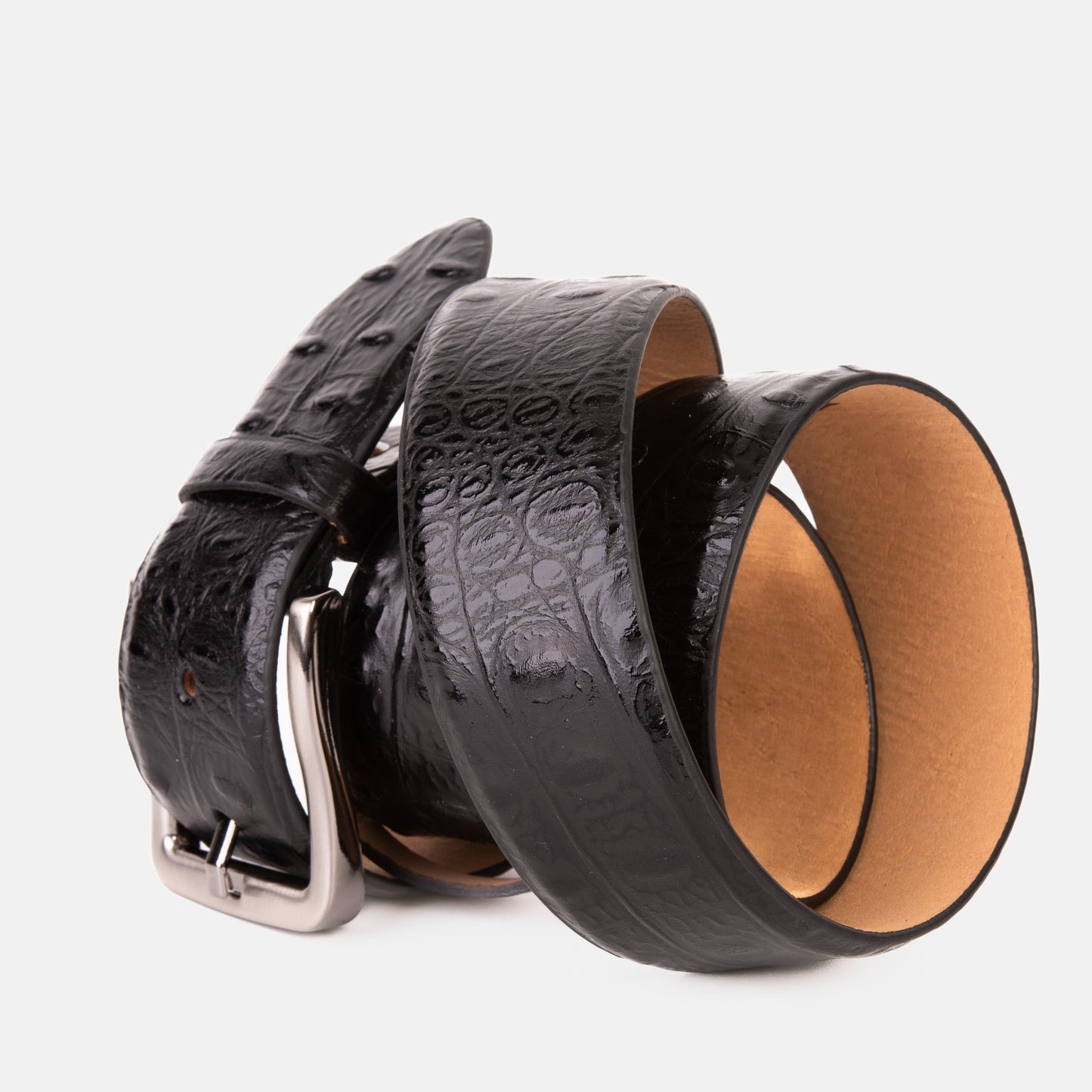 Randor Black Leather Belt
