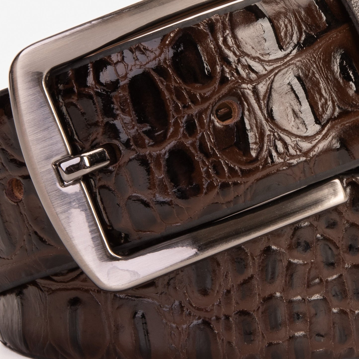 The Bomba Brown Leather Belt