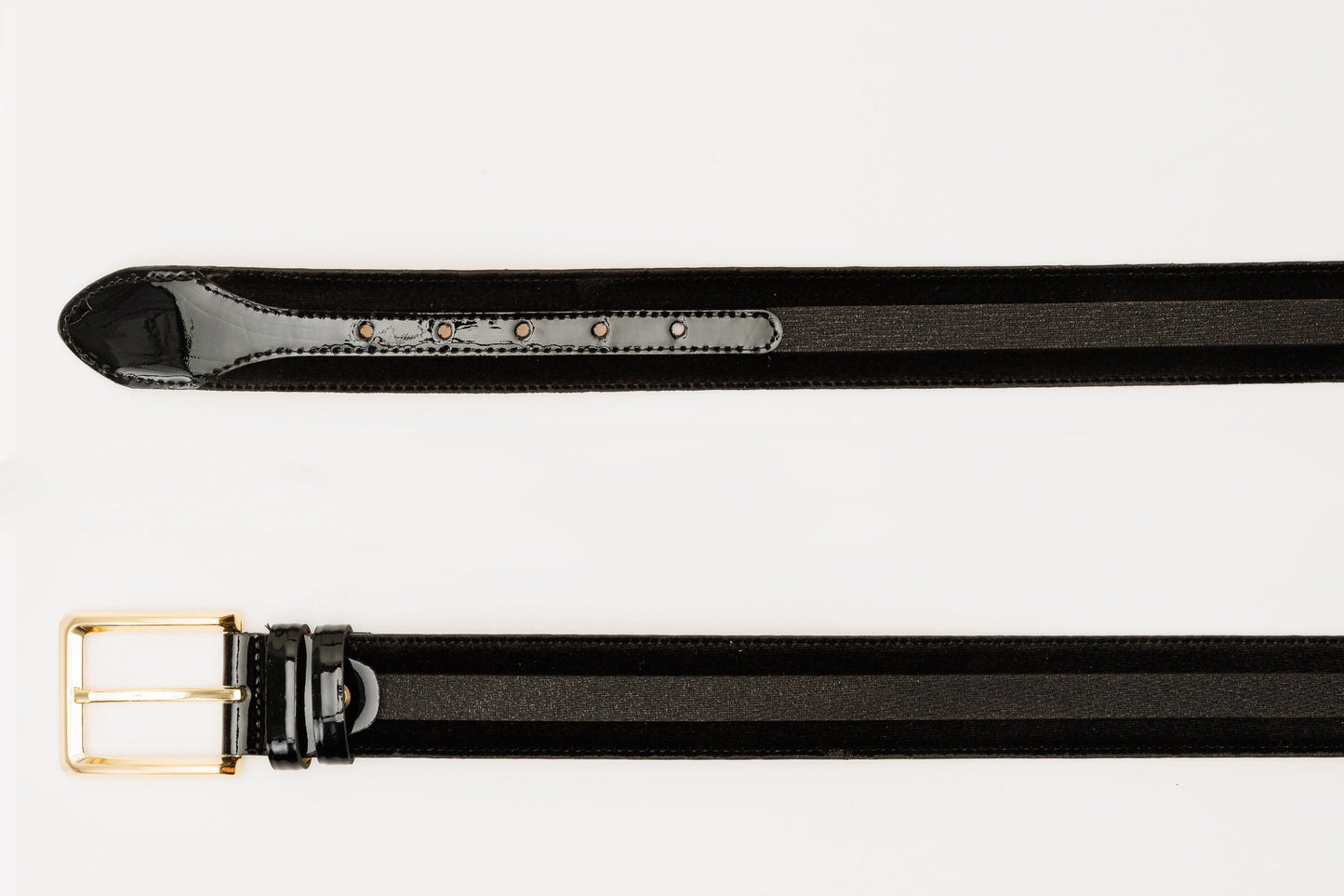 The Pontalto Black Leather Belt