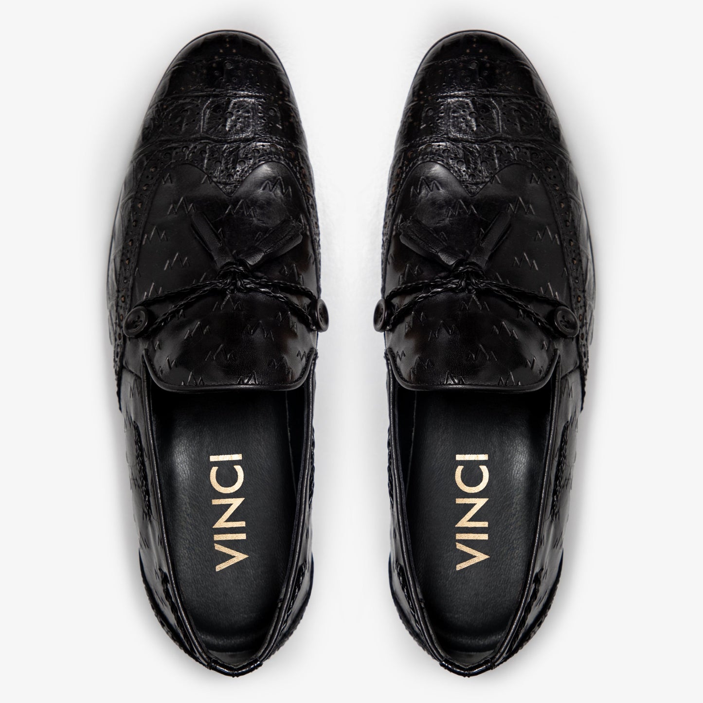 The Istanbul Black Leather Tassel Loafer Men Shoe