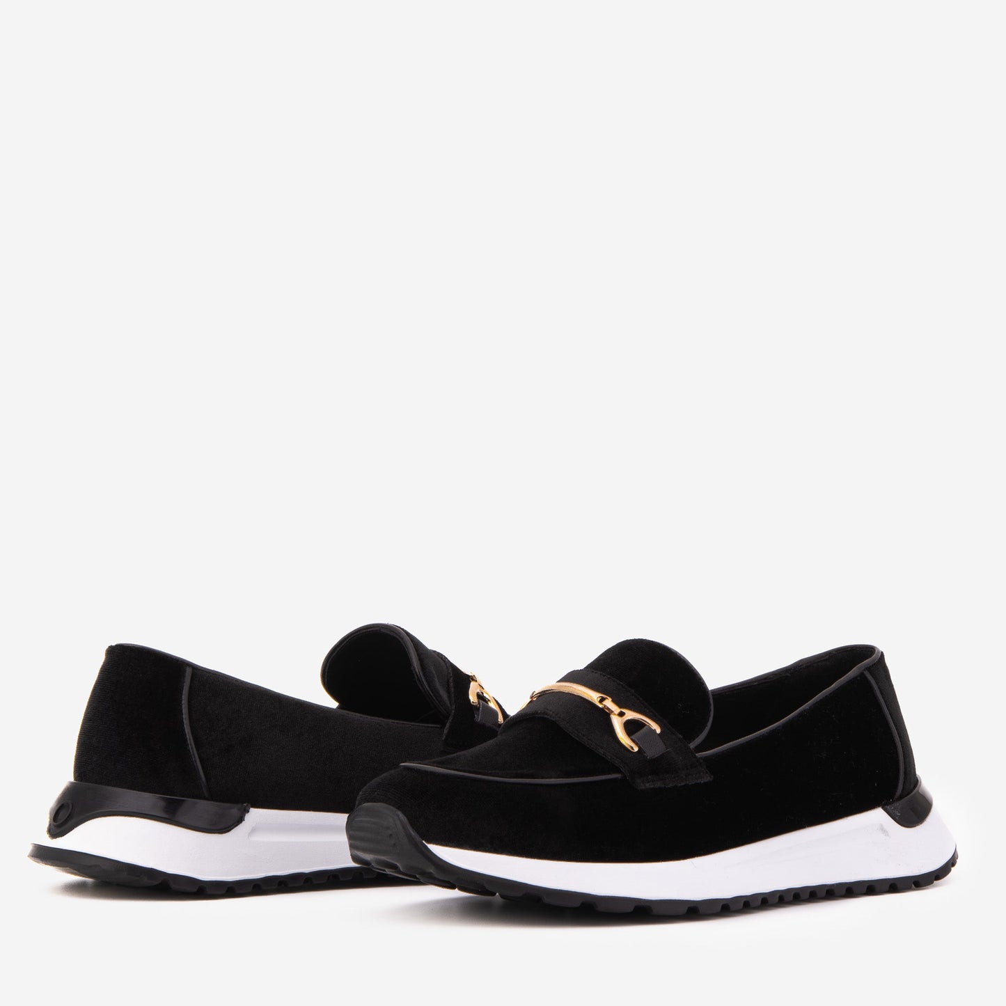 The Milan Black Leather Women Sneaker