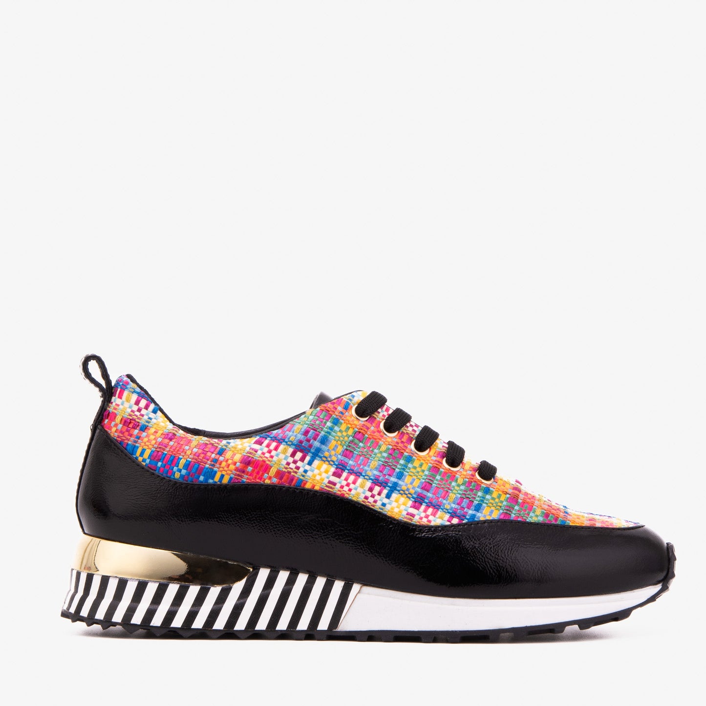 The Valencia Leather Black Women Sneaker