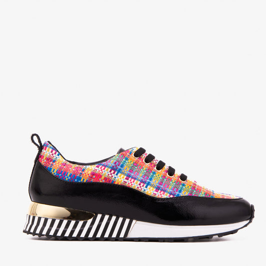 The Valencia Leather Black Women Sneaker