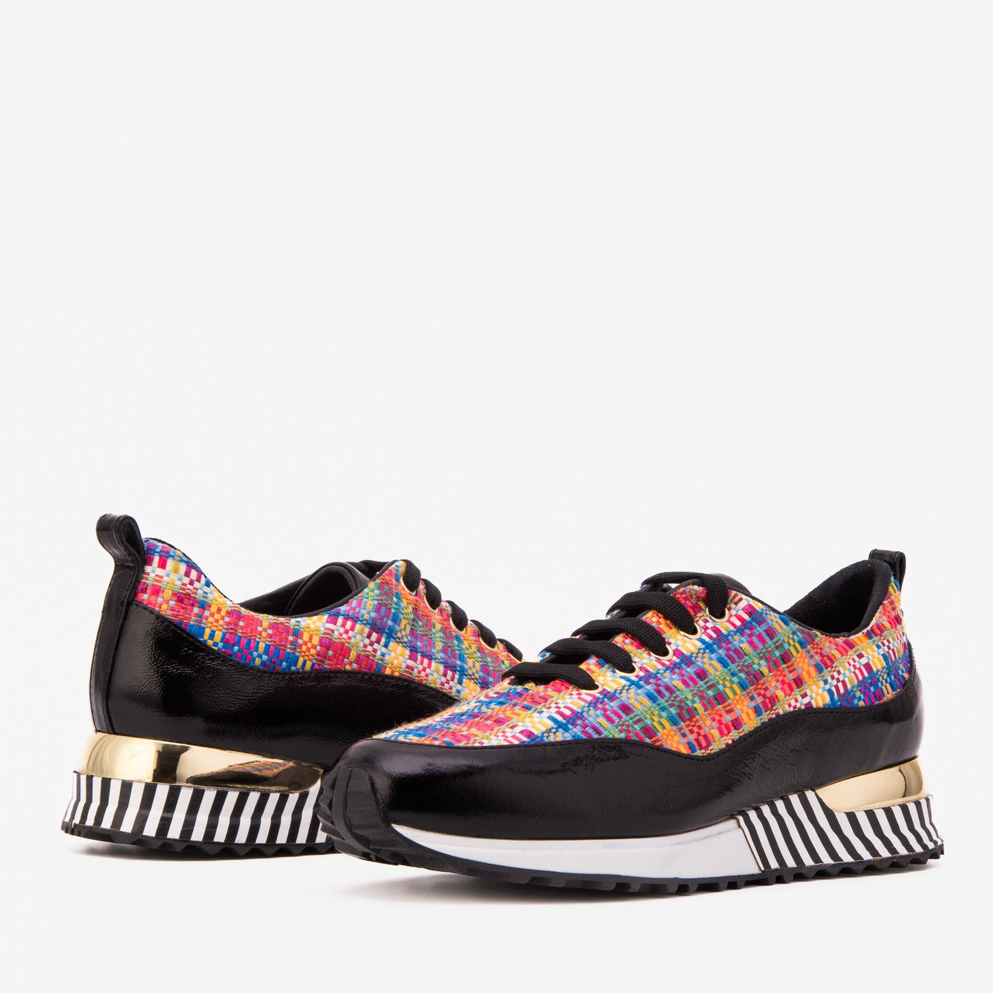 The Valencia Leather Black Women Sneaker