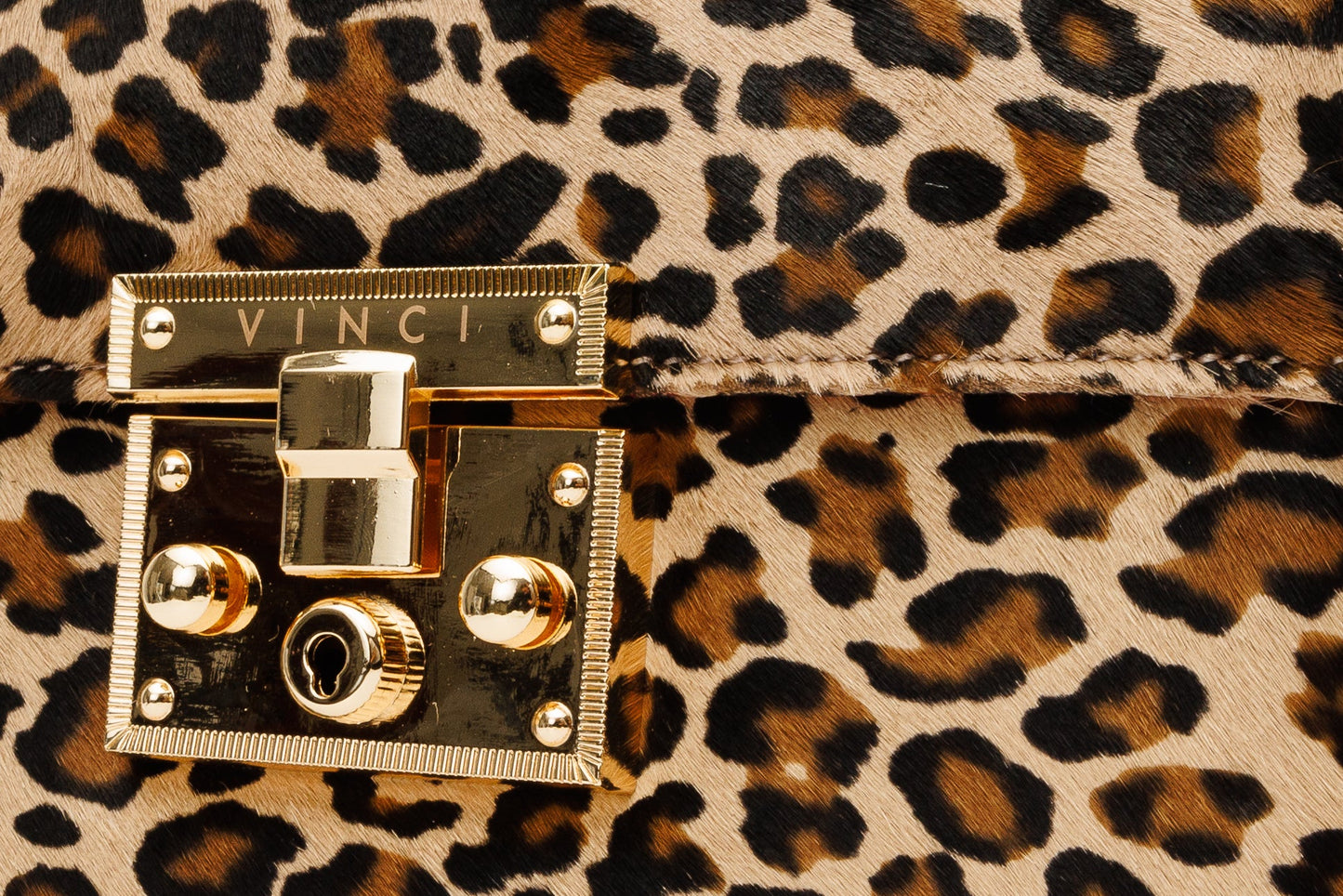 The Olbia Leopard Leather Handbag