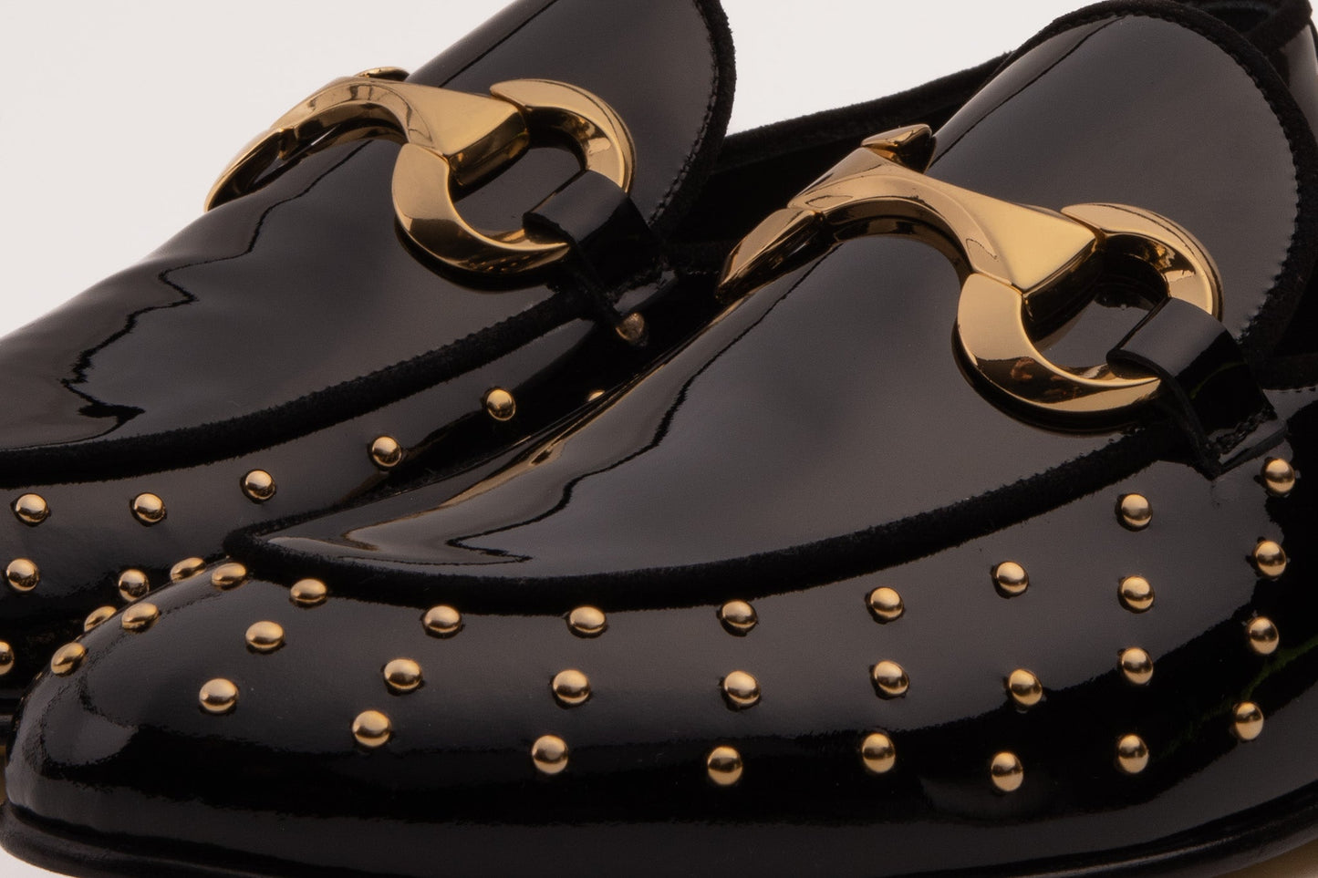 The Jupiter  Shoe Black Spike Leather  Bit Dress Loafer Limited Edition Men  Shoe