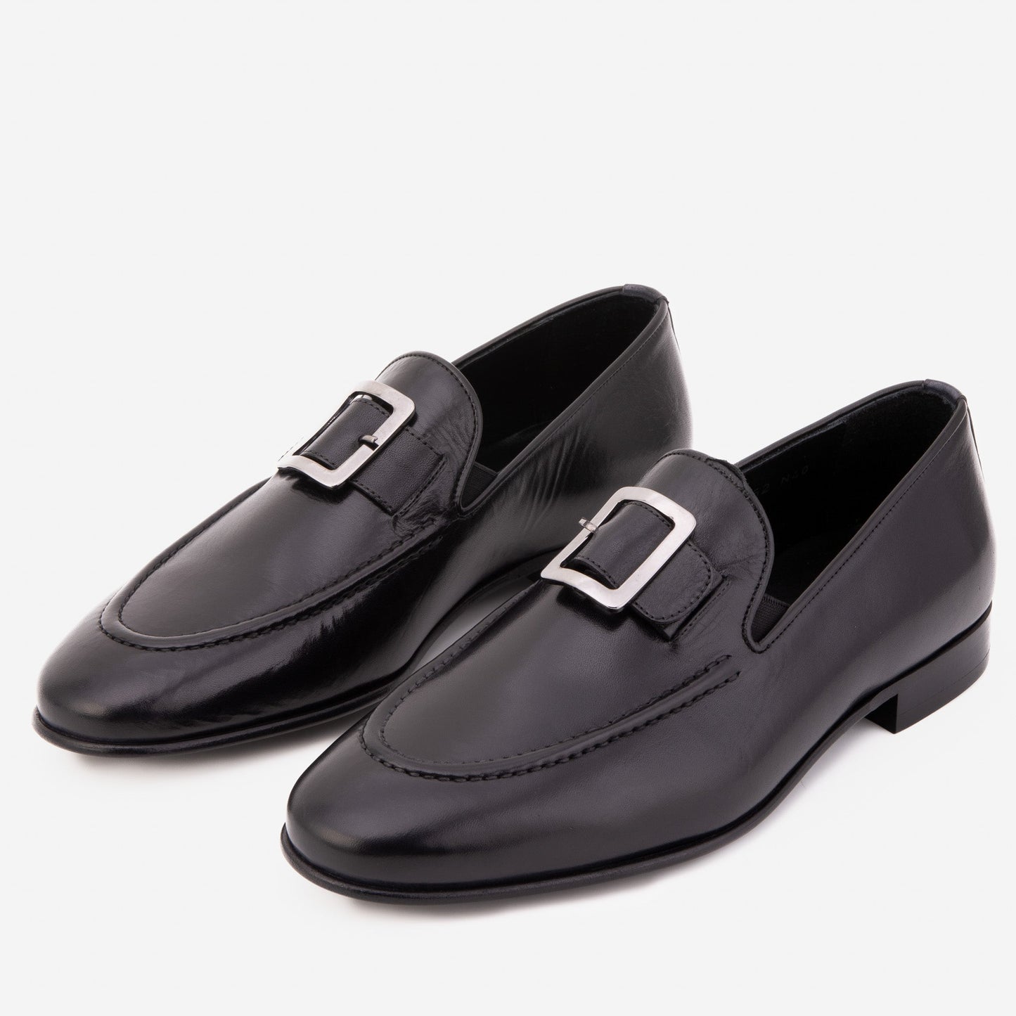 The Astoria Black Buffalo Leather Men’s Loafer