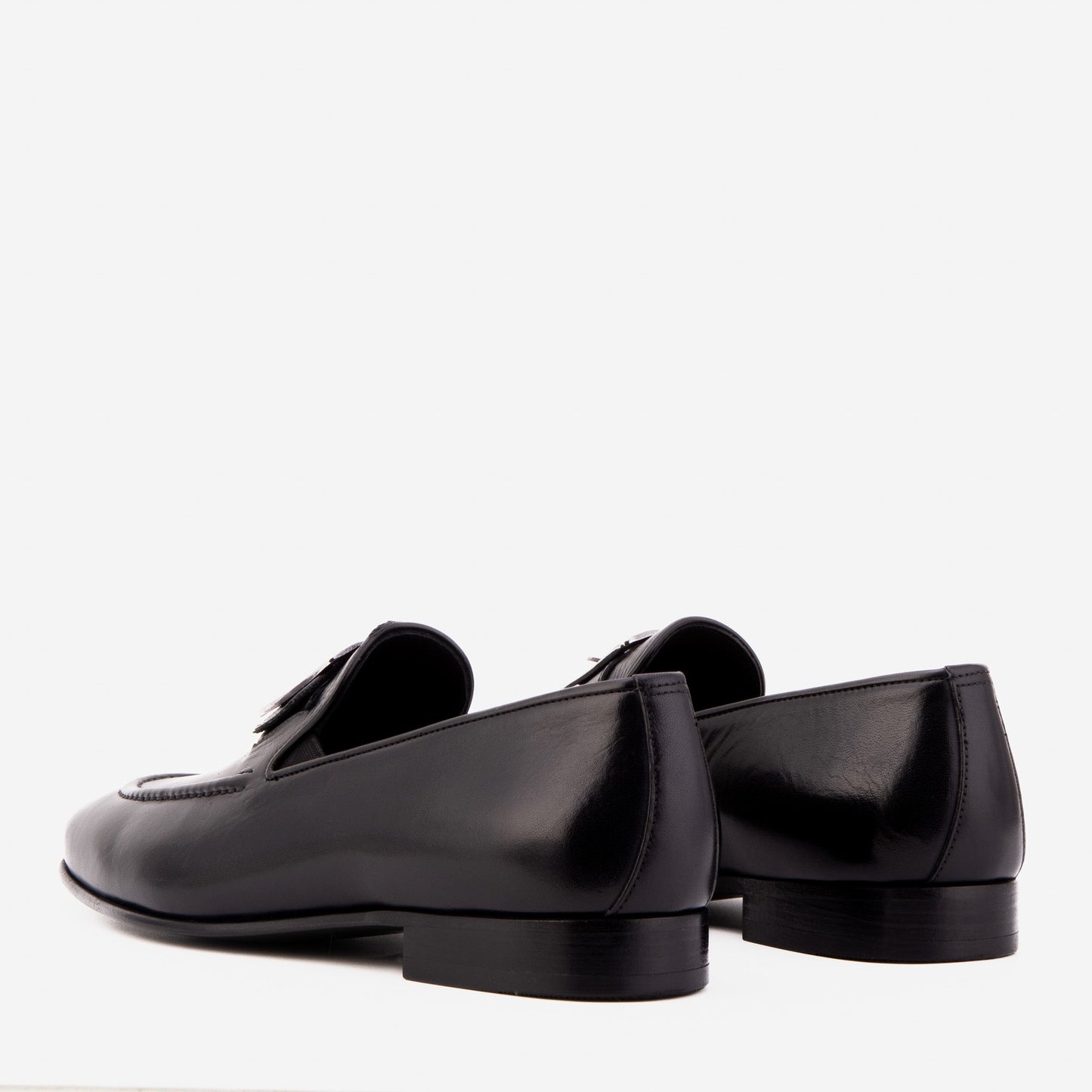 The Astoria Black Buffalo Leather Men’s Loafer