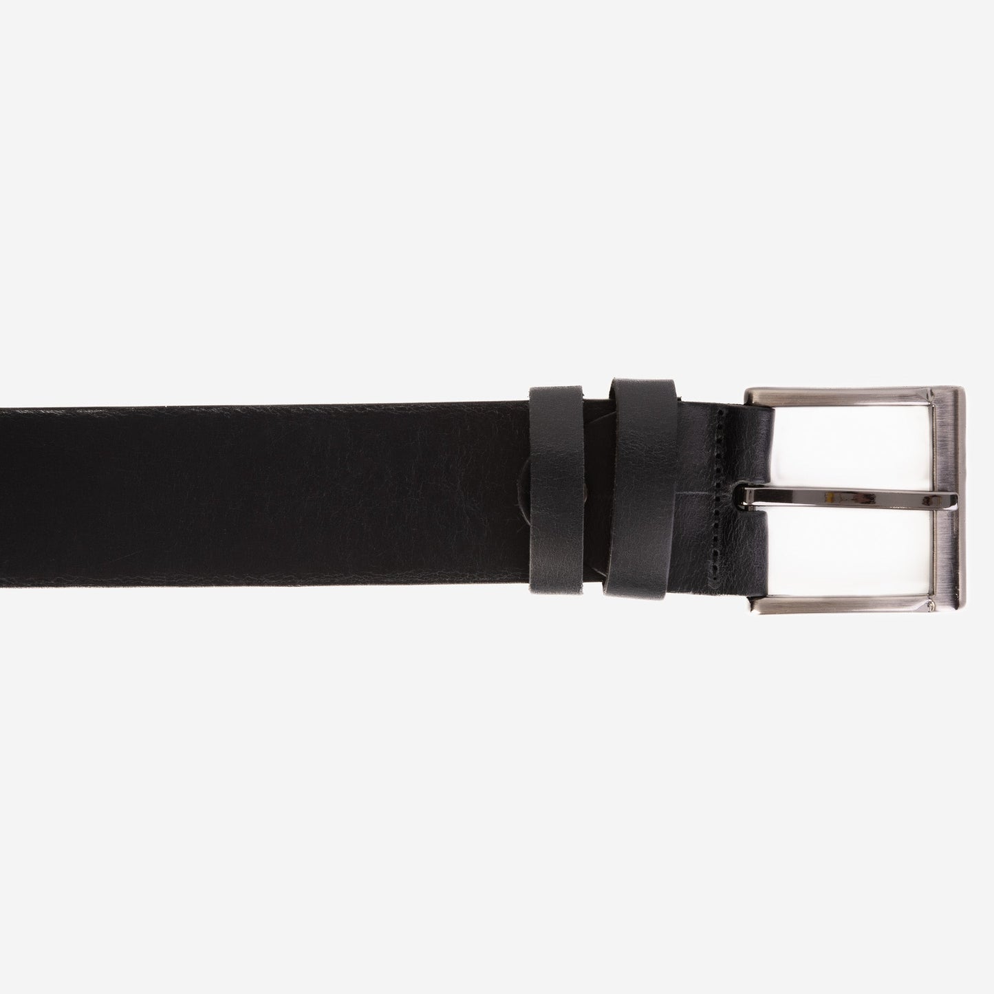 The Prime Black Leather Belt