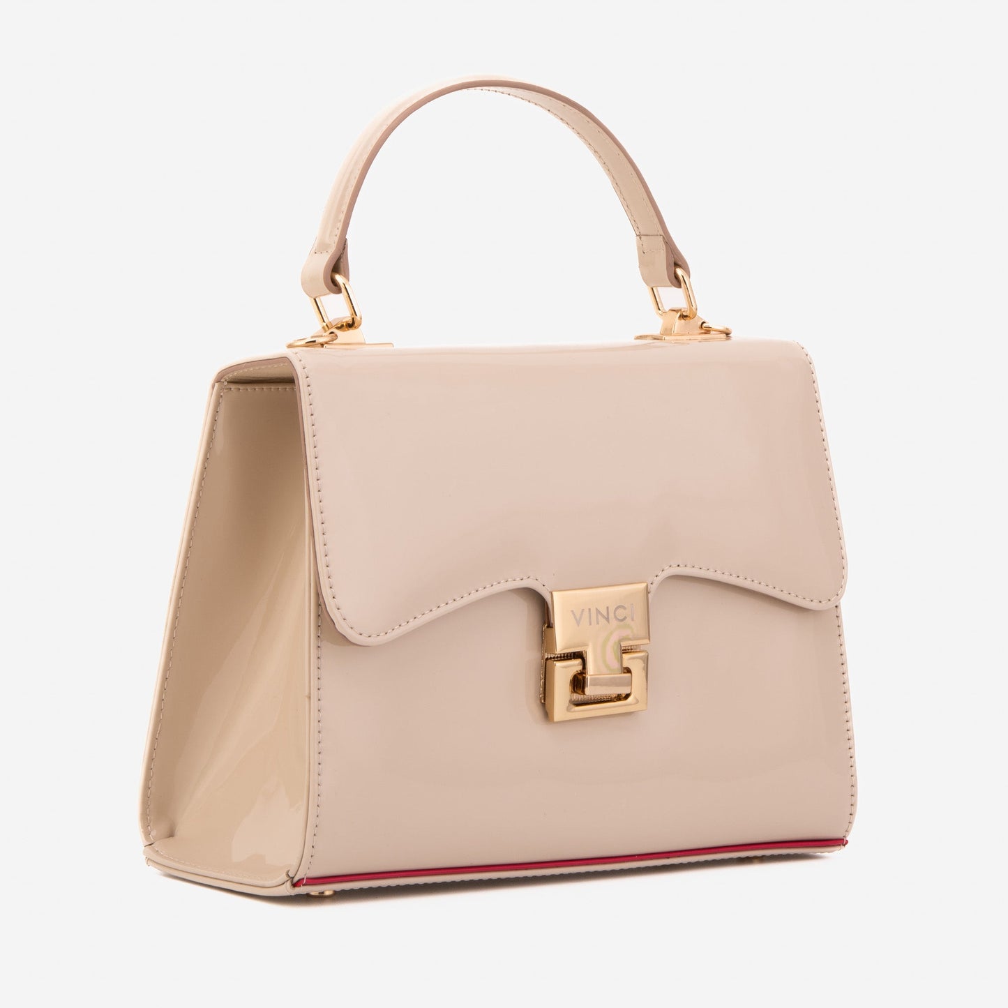 The Ege Beige Leather Handbag