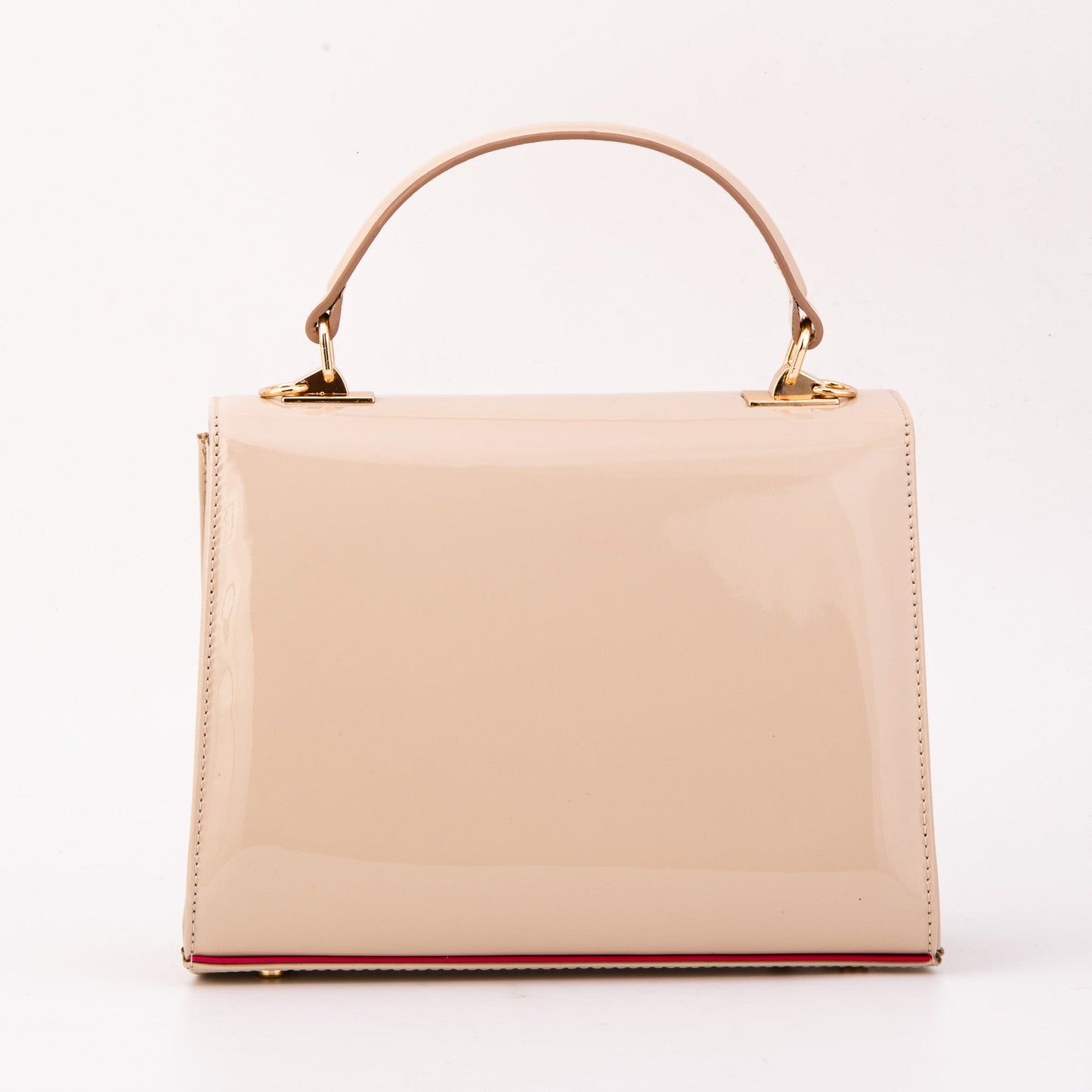 The Ege Beige Leather Handbag