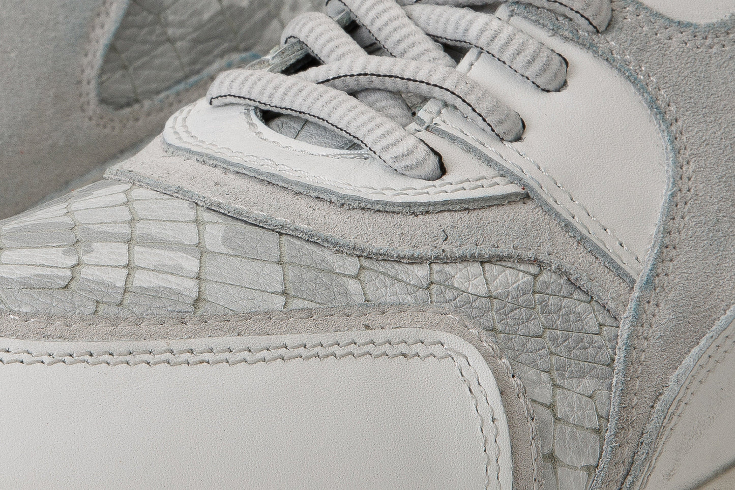 The Cakarta White Leather Men Sneaker FINAL SALE!