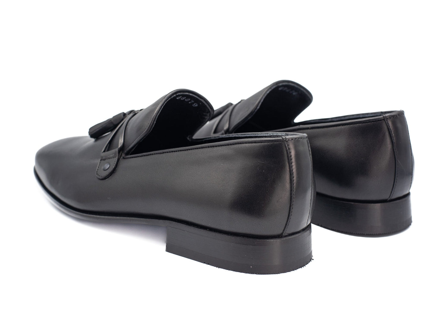 The Modica Black Leather Tassel Loafer Final Sale!