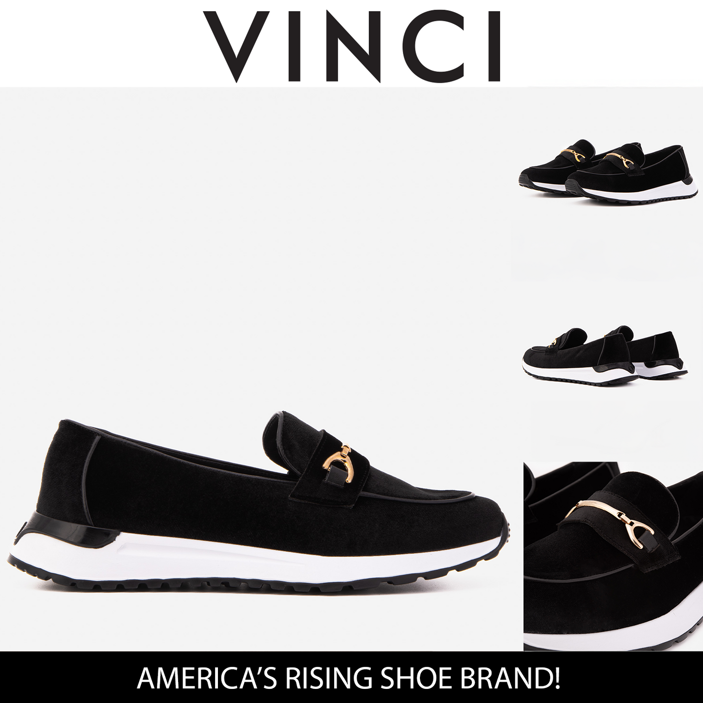 The Milan Black Leather Women Sneaker