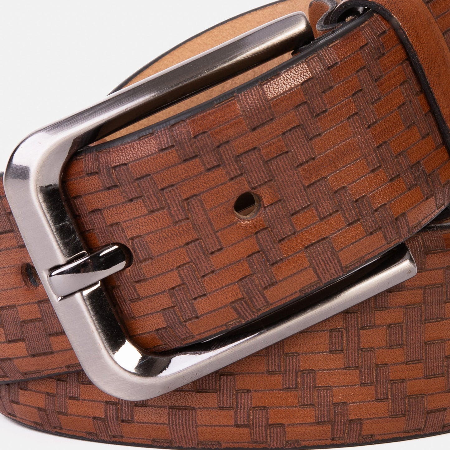 The Meram Tan Calfskin Belt