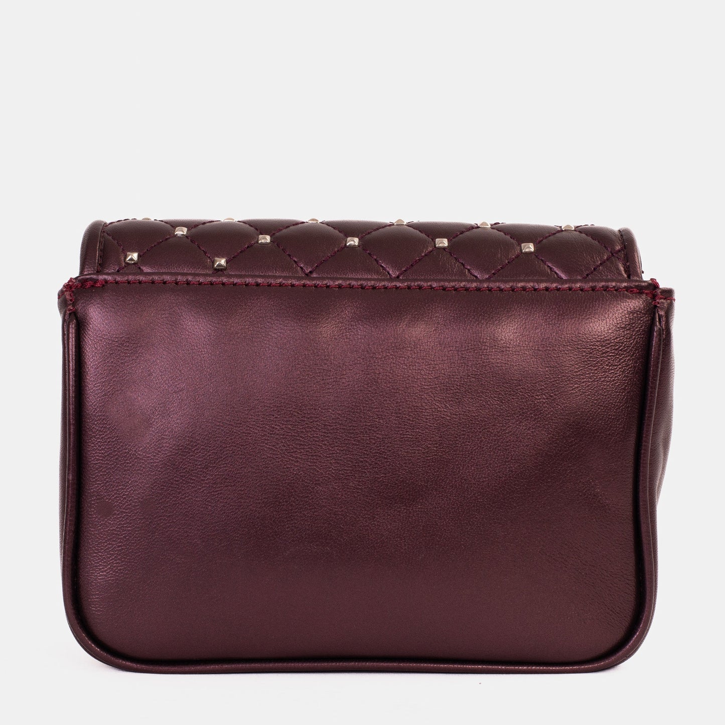 The Leno Burgundy Leather Handbag