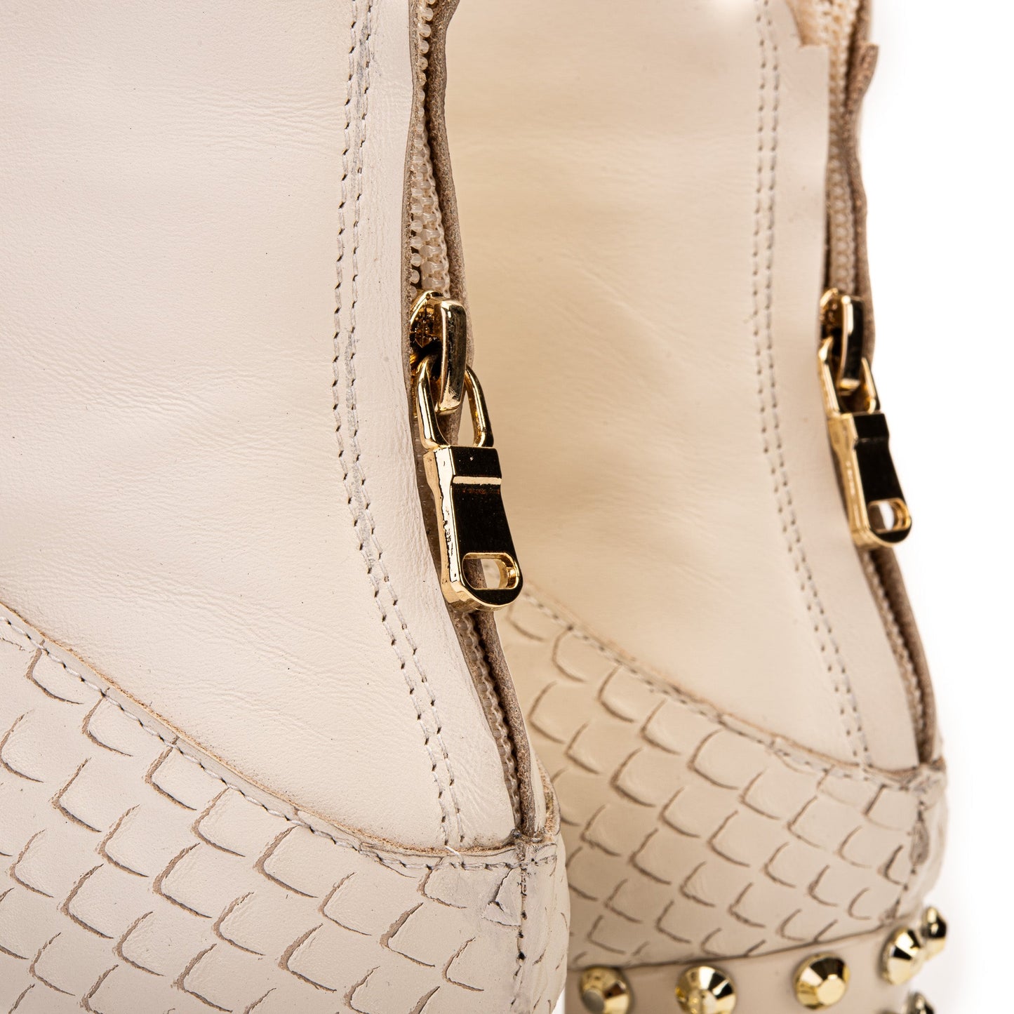 The Valentina Leather Block Heel Women Boot