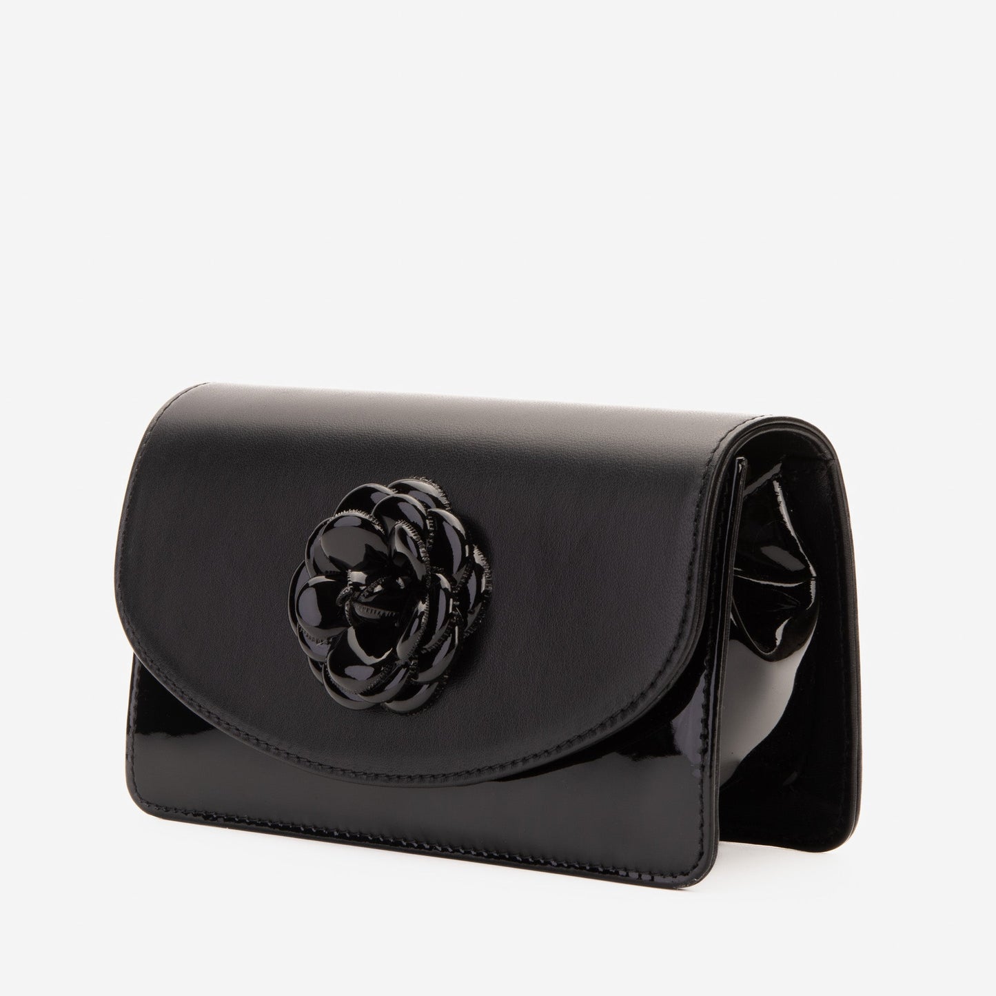 The Diva Black Leather Handbag