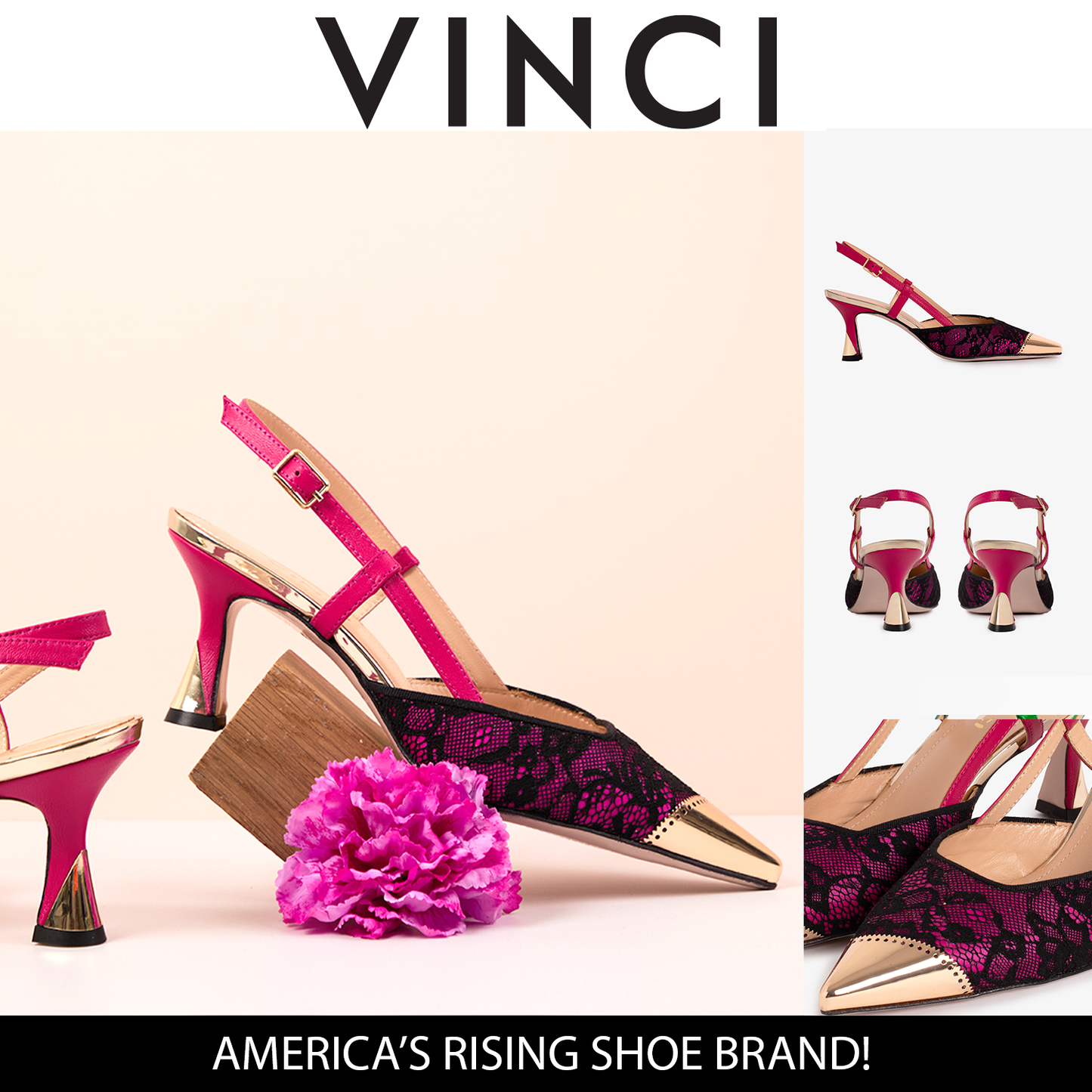 The Bali Fuchsia Leather Slingback Women Sandal