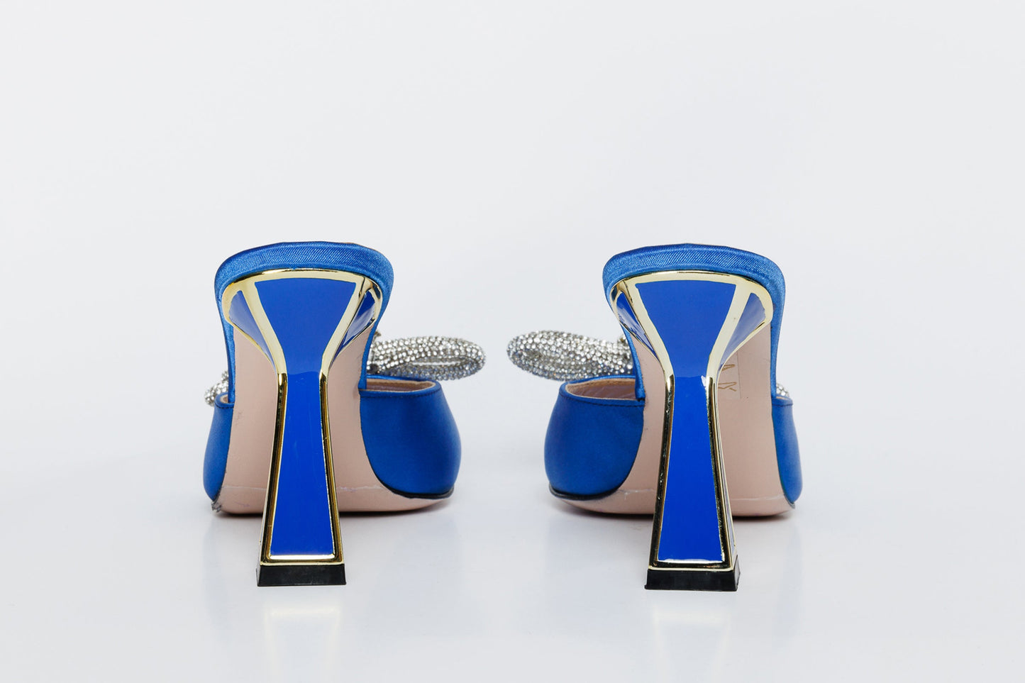 The Jiffy Sax Blue Leather Women Sandal Final Sale!
