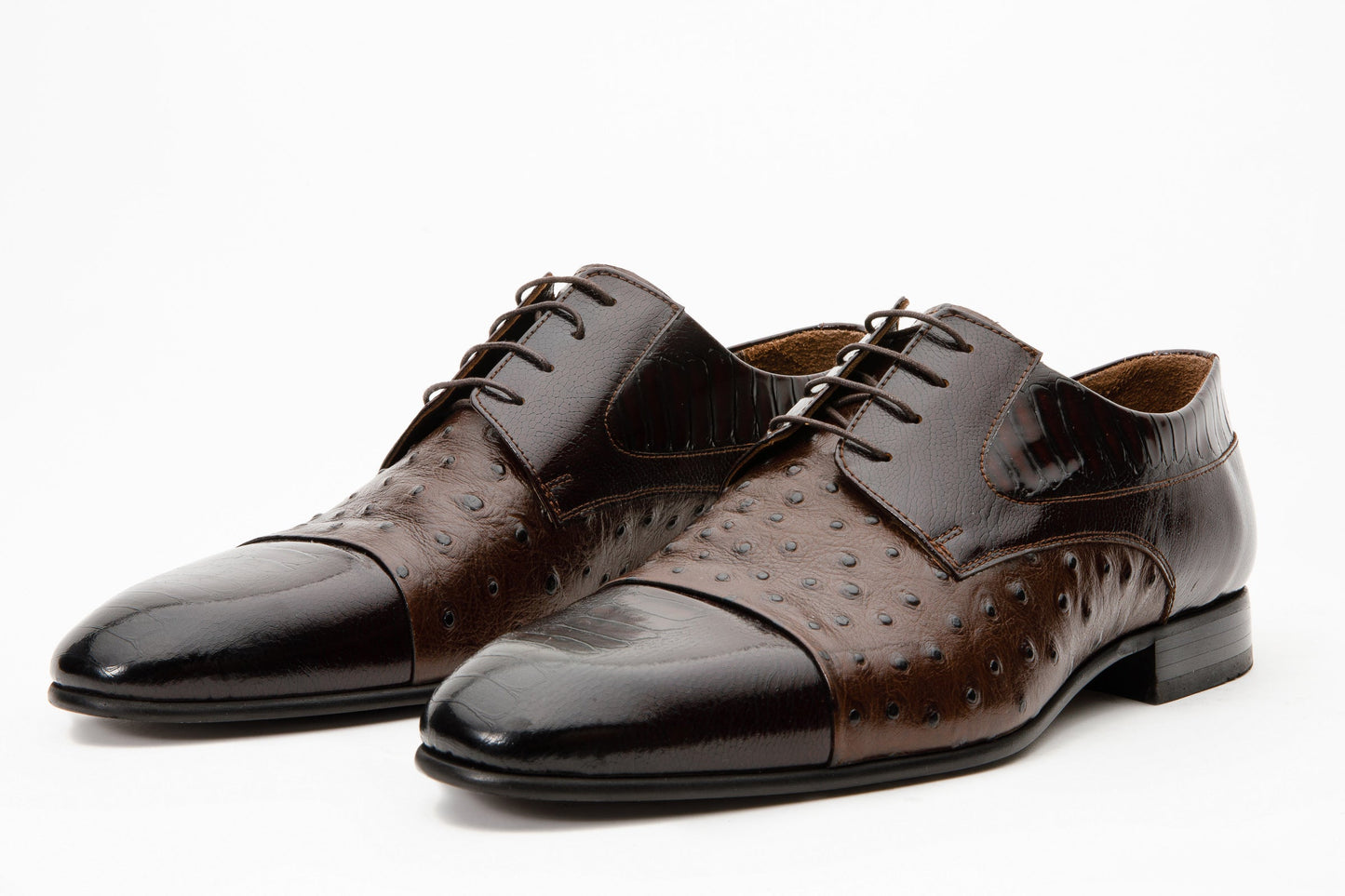 The Monterrey Brown Cap Toe Derby Men Shoe  Final Sale!