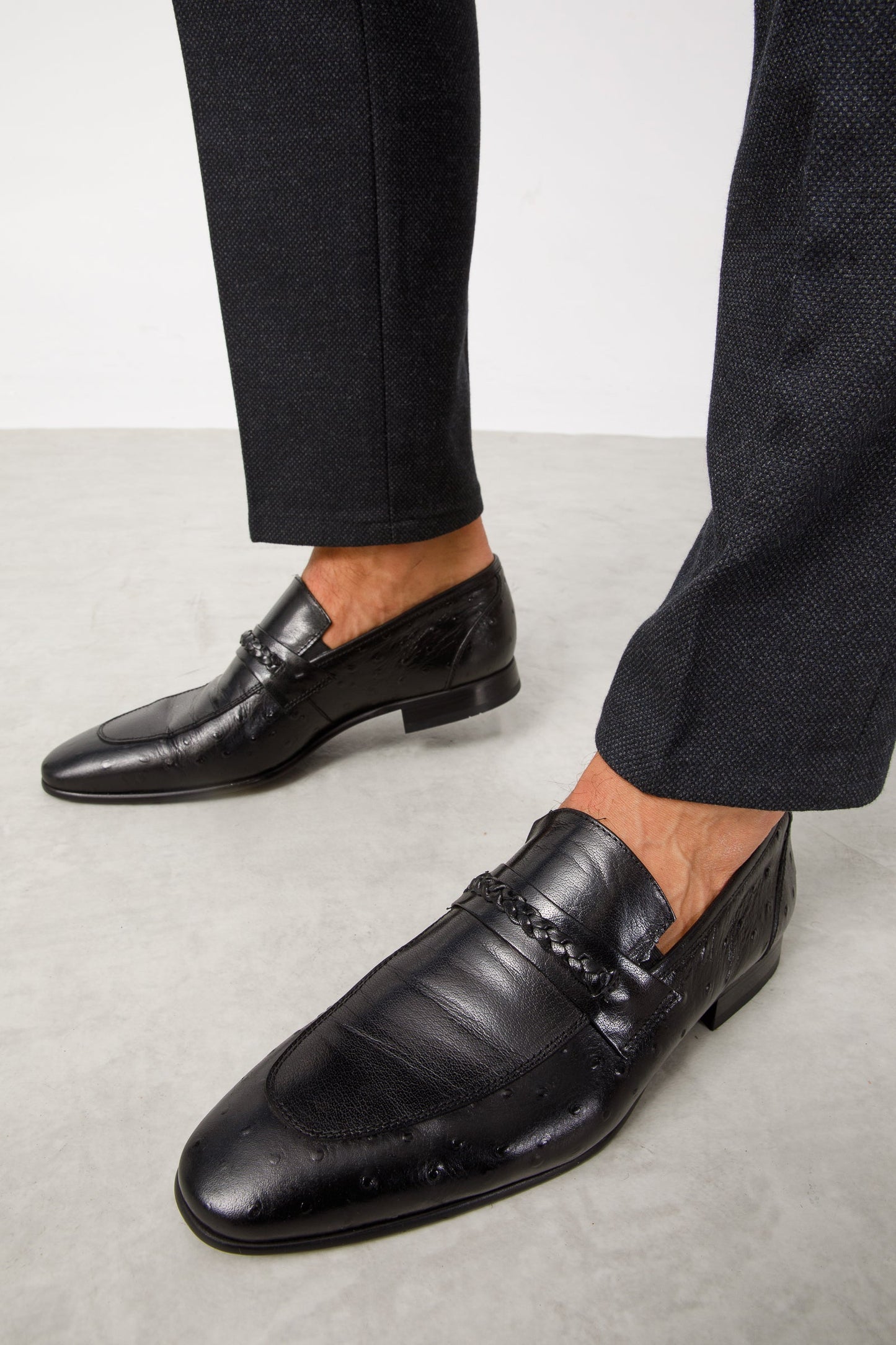 The Bogota Black Bit Loafer Men Shoe  Final Sale!