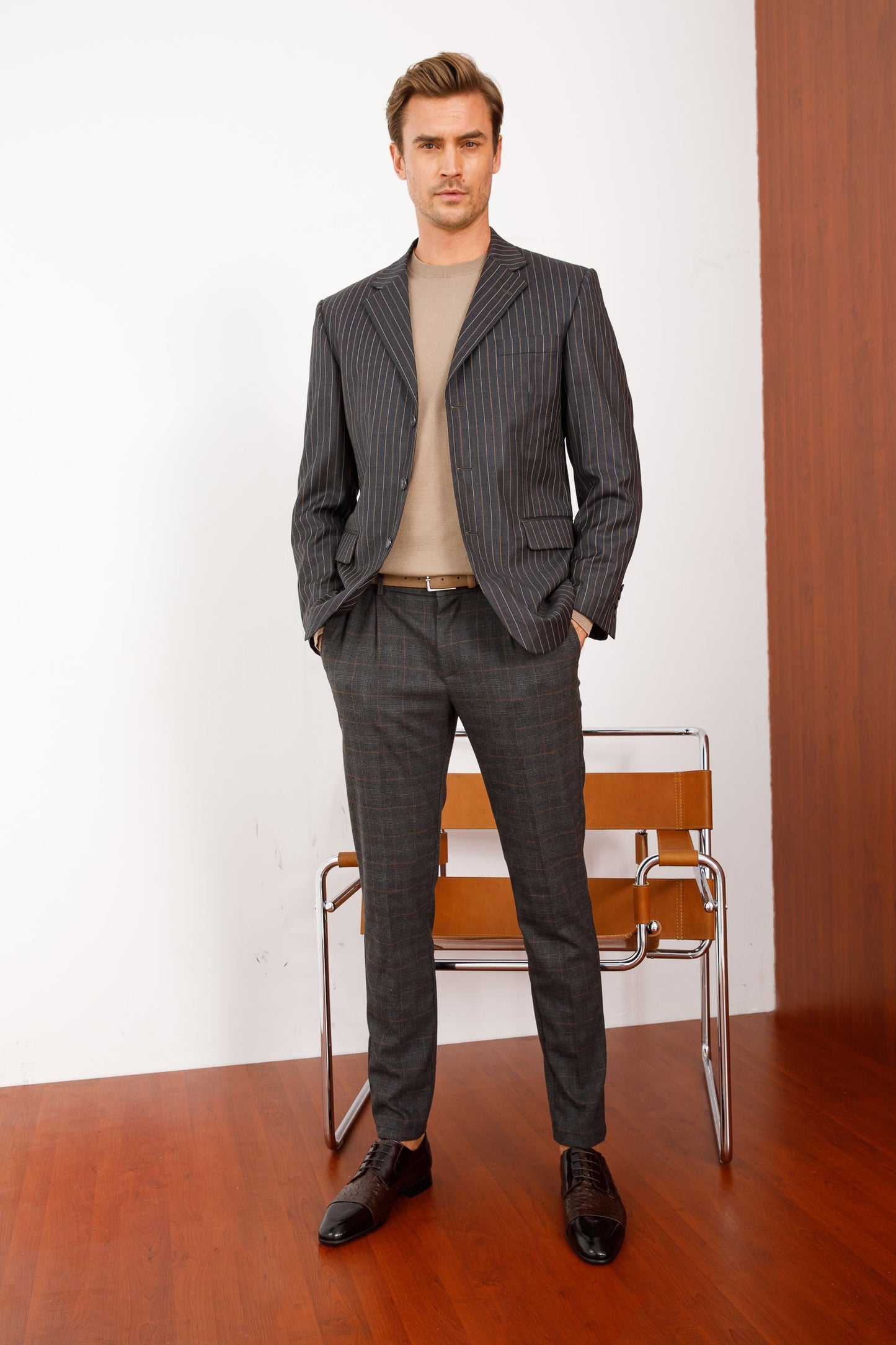 The Monterrey Brown Cap Toe Derby Men Shoe  Final Sale!